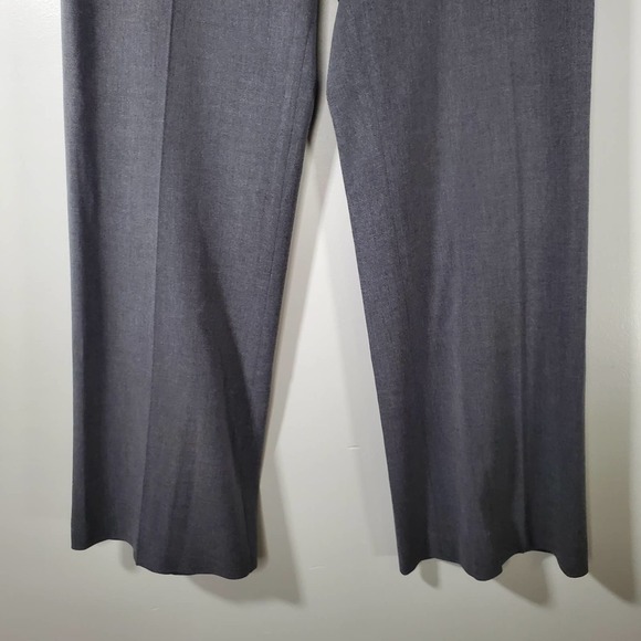 Calvin Klein Classic Fit Straight Leg Stretch Luxe Pants Charcoal Gray Size 12 - Picture 3 of 12